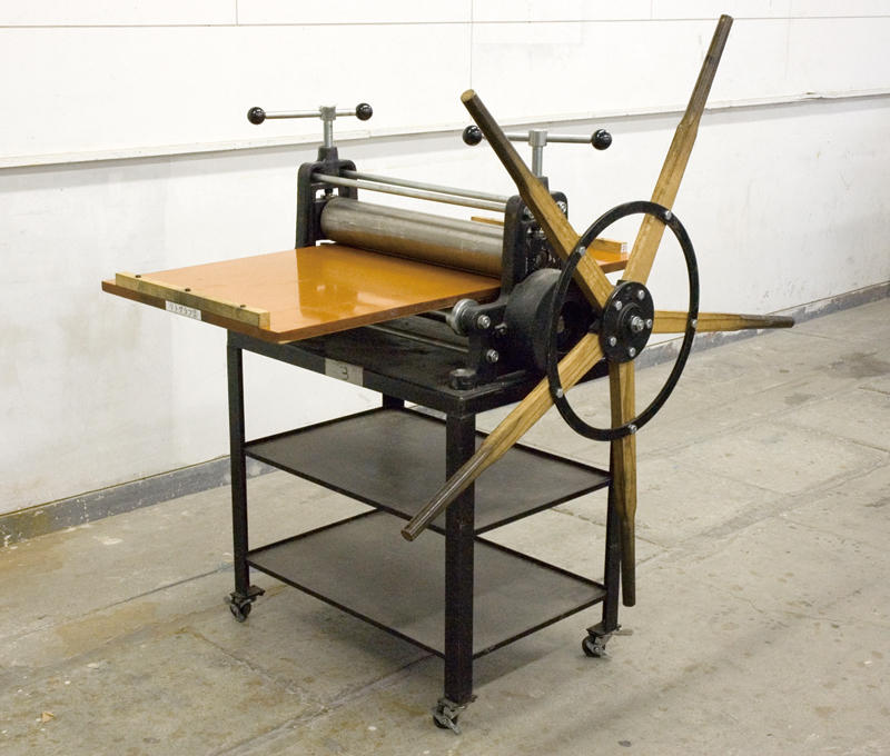 ETCHING PRESS / 版画プレス機 △ SNT-175 / エッチングプレス / 新日本造形 / 手回し確認 / 品 芸術 アート -  工具、DIY用品